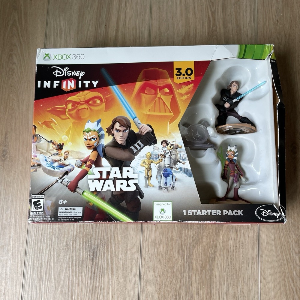 Disney Infinity 3.0 Star Wars Starter Pack Xbox 360 New Damaged Box